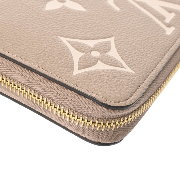Louis Vuitton Bicolor Empreinte Zippy Wallet Tourtrail Creme Long - Picture 6 of 15